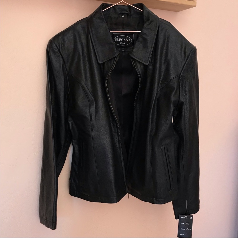 Black Genuine Leather Jacket